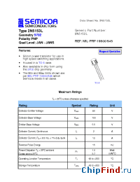 Datasheet 2N5153L manufacturer Semicoa